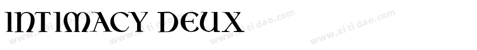 intimacy deux字体转换